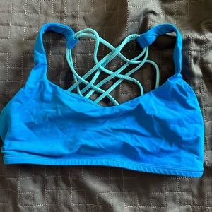 Lululemon Free to be Wild Bra Poolside Blue